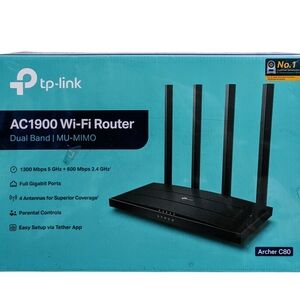 TP-Link Archer C80 Black Dual Band Wi-Fi Router